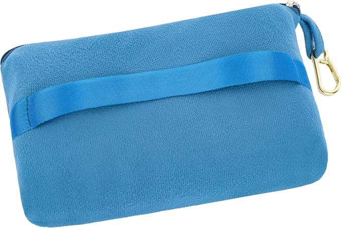 BlueHills Travel Blanket Pillow Compact Lightweight Pocket Size Airplane - Image 9