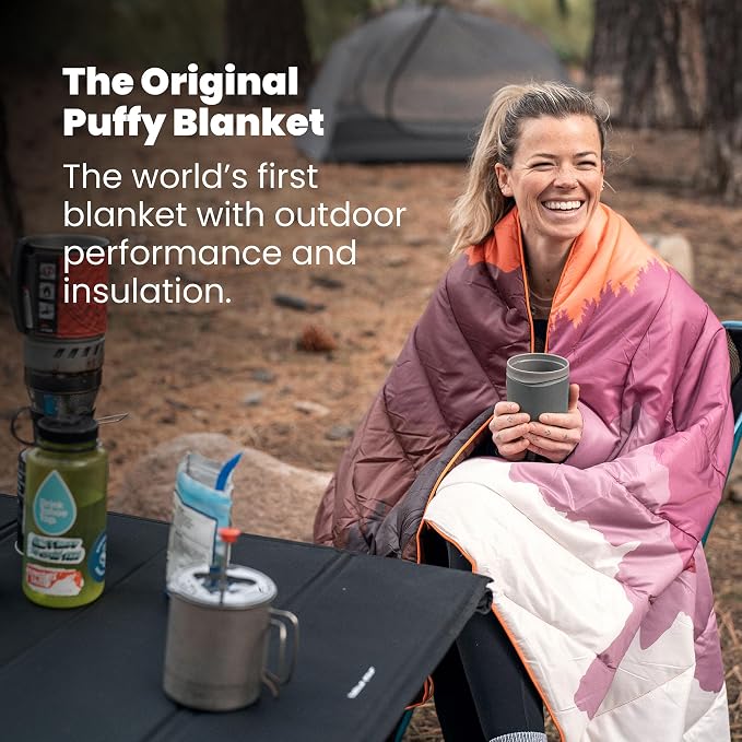 Rumpl Green Northern Lights Puffy Throw Blanket - Image 2