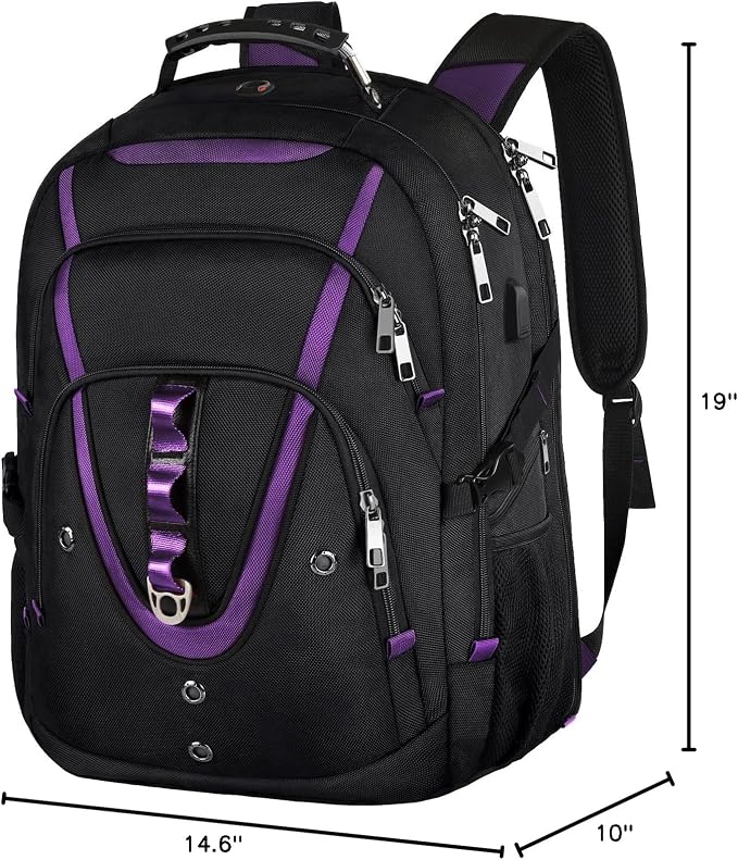 18.4 inch Travel Backpack Men Women, 55-60L Extra Large Laptop Backpack RFID - Image 8