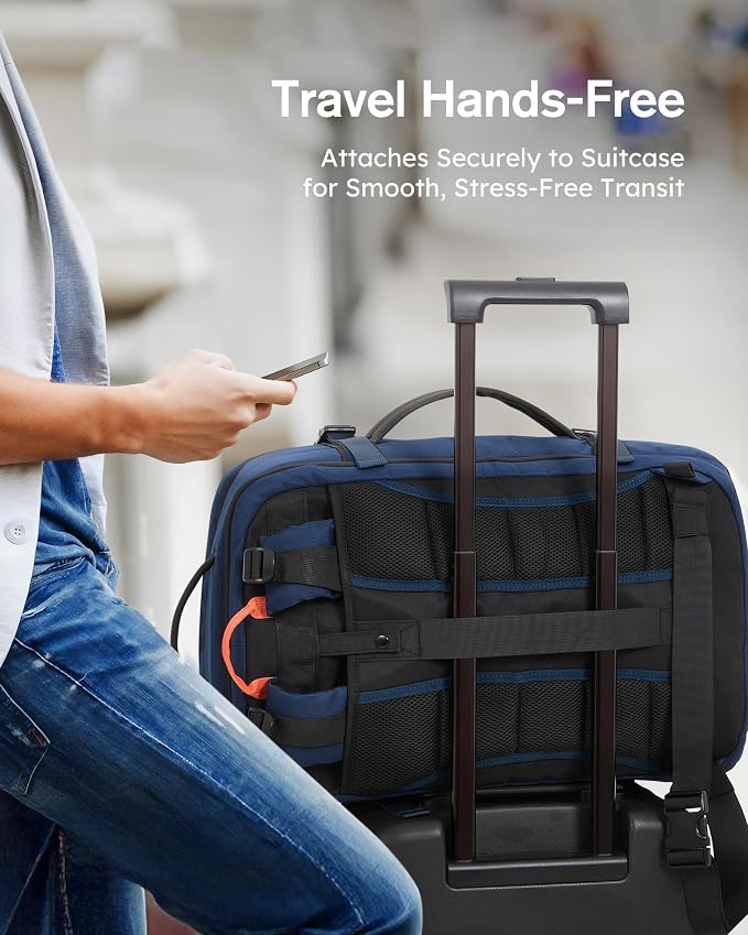 Tolaccea Travel Laptop Backpack, TSA Flight Approved Carry On Travel Duffel - Image 9