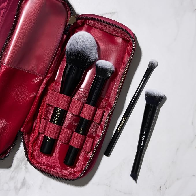 LAURA GELLER NEW YORK Quilted Makeup Bag - Image 5