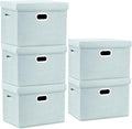 TYEERS Large Storage Bins with Lids, Collapsible, Fabric Storage Boxes by StorageOrganization