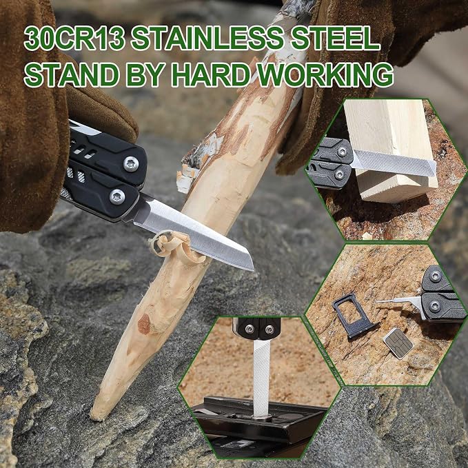 NexTool Keychain Multitool, Mini Sailor Scissors, 10 in 1 Mini Multitool - Image 5
