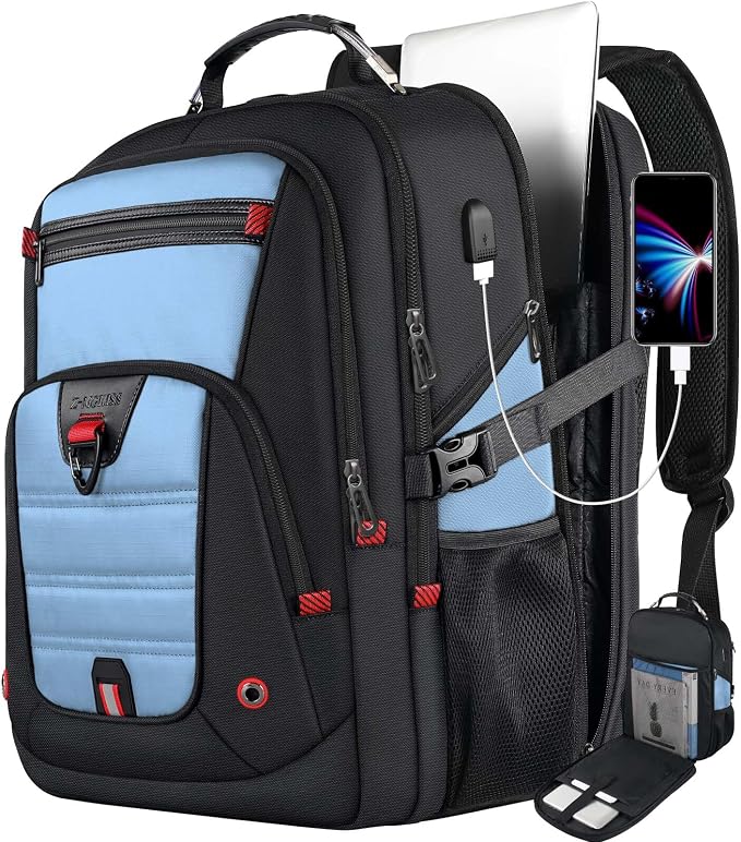 Z-MGKISS 18.4"-19" Extra Large Laptop Backpack, Water-Resistant Gaming Laptop by Z-MGKISS