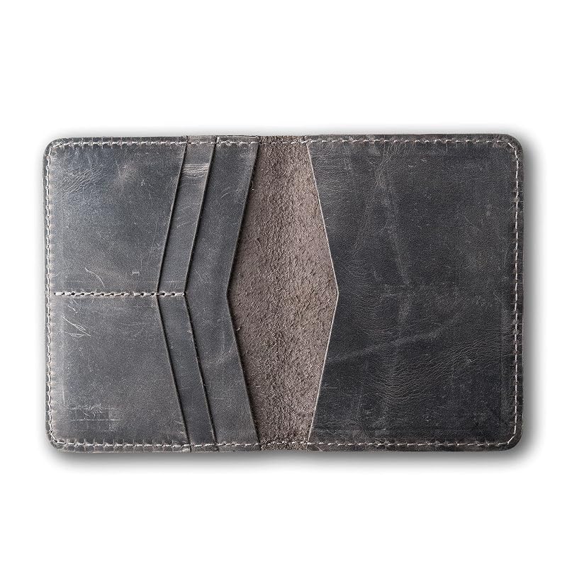 PEGAI Standard Full Grain Crazy Horse Leather Passport Holder | Custom Travel - Image 3