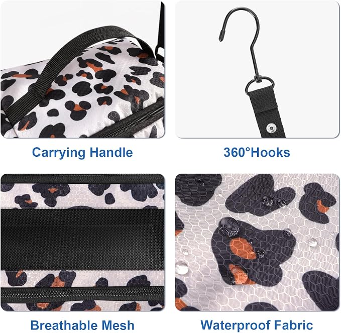 Suitcase Organizer, Travel Luggage Organizer Portable Hanging Travel Shelves - Image 3