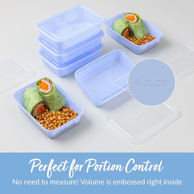 Bentgo 20-Piece Lightweight, Reusable BPA-Free 1-Compartment Containers - Image 6