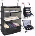 Grand Fusion Stow-N-Go Travel Luggage Organizer – Portable Hanging Travel by GrandFusion