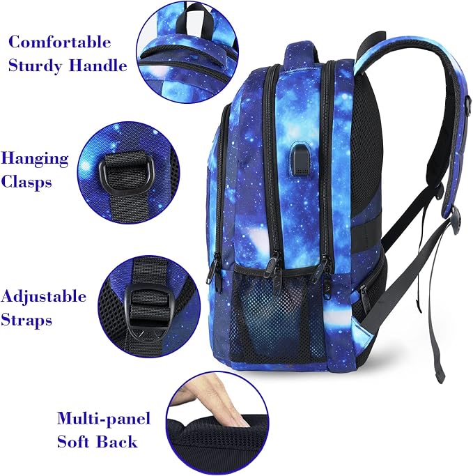 MATEIN School Backpack for Boys Girls, Anti Theft College School Laptop Bookbag - Image 5