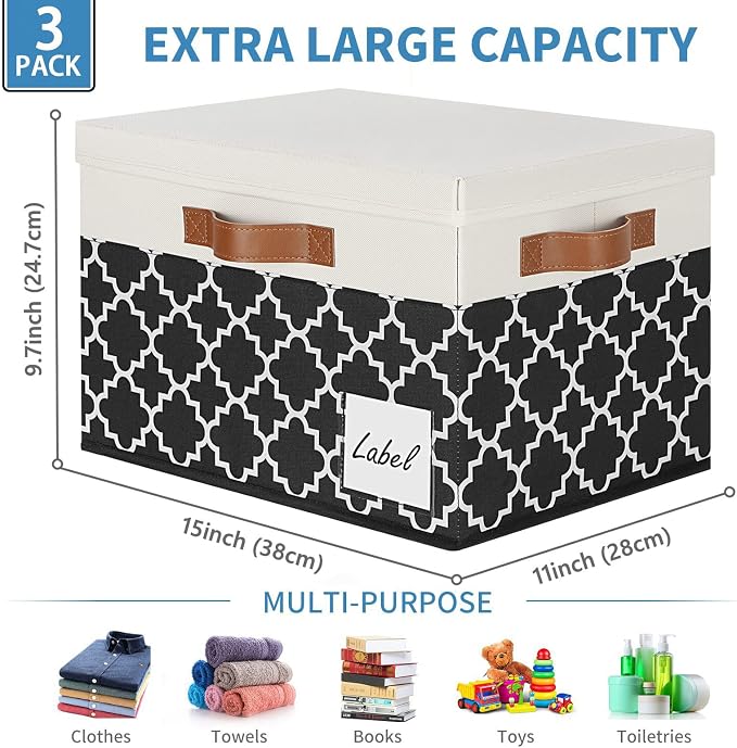GhvyenntteS Fabric Storage Bins - Image 3