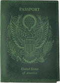 LEATHER VILLAGE Leather Passport Holder Cover – Travel Wallet by LeatherVillage