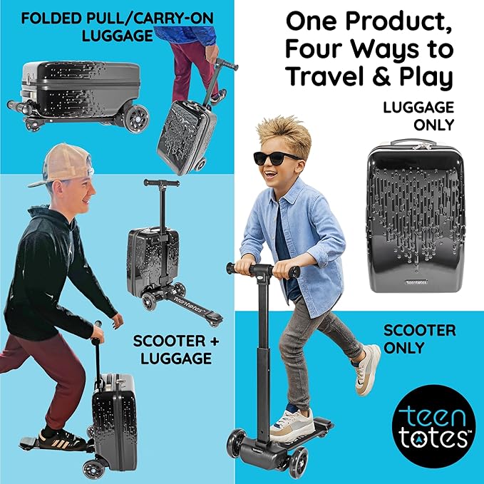 Teen Totes Detachable 4-in-1 Scooter Luggage - Image 3