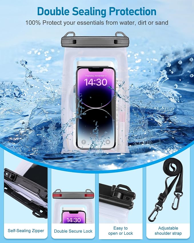 Large Waterproof Phone Pouch Universal Phone Waterproof Case - Image 5