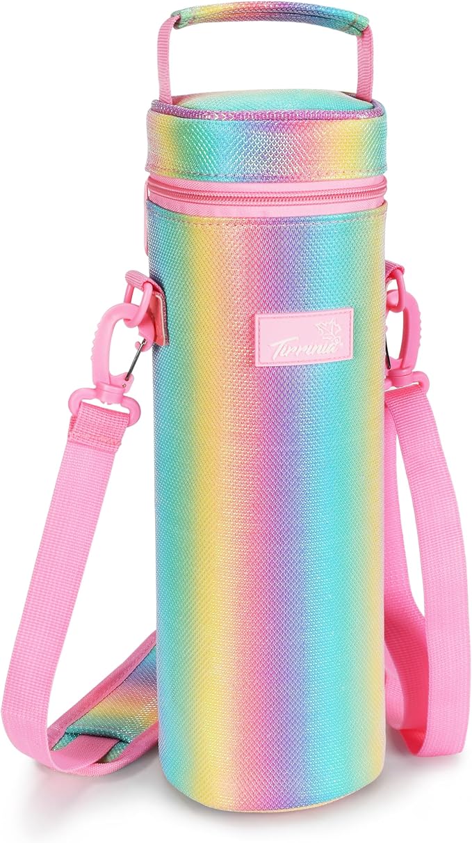Tirrinia Single Bottle Wine Carrier Bag, Insulated Travel Cooler Tote by Tirrinia