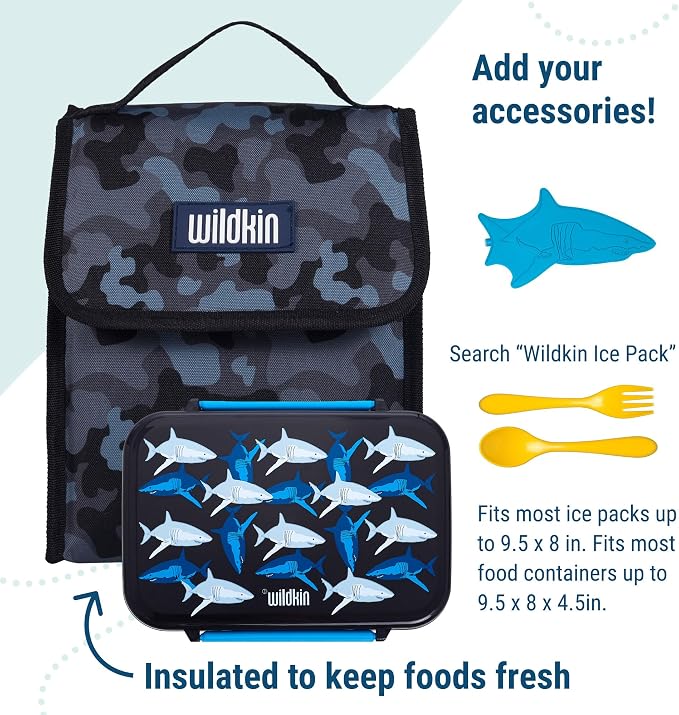 Wildkin Kids Insulated Lunch Bag – Reusable, School & Travel - Image 4