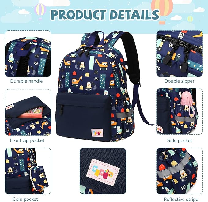 mygreen Toddler Backpack, Kids Backpack - Image 6