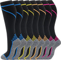 fenglaoda 8 Pairs Compression Socks by fenglaoda