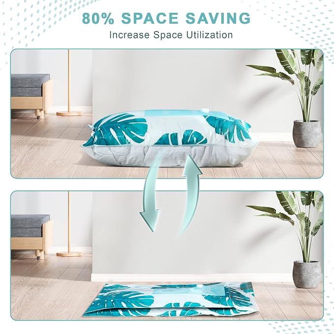 15 Pack Vacuum Storage Bags for Clothing Travel - Image 3