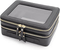 Aveniee Clear Makeup Bags, Double Layer Cosmetic Bags by Aveniee
