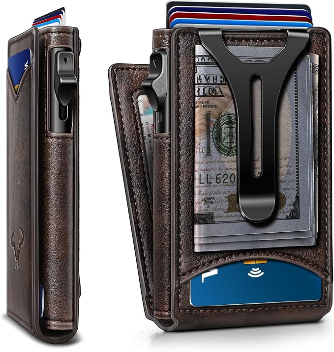 BULLIANT Men Wallet, Money Clip Wallet Slim by BULLIANT