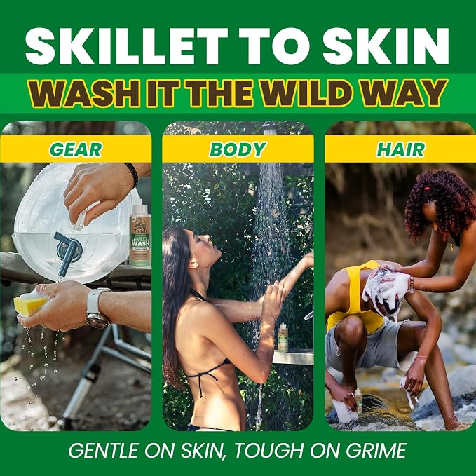 Uncle Todd's Wild Wash Biodegradable Soap, Camping Soap Ideal - Image 4