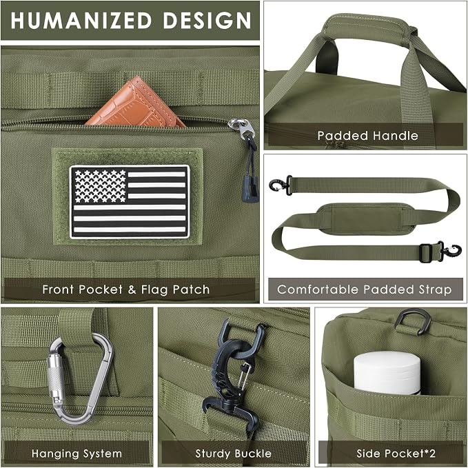 ETRONIK Travel Bag for Men Women, Gym Bag & Tactical Duffle Bags for Travel - Image 3