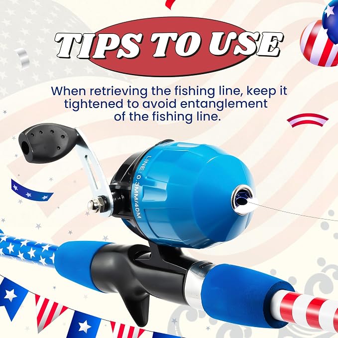 Kids Fishing Pole, Portable Telescopic Kids Fishing Poles - Image 7