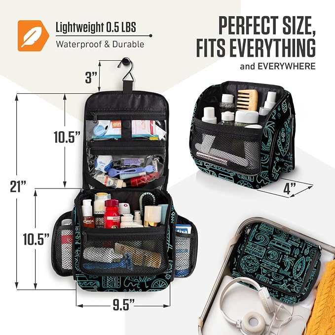 VENTURE 4TH Hanging Travel Toiletry Bag - Image 2