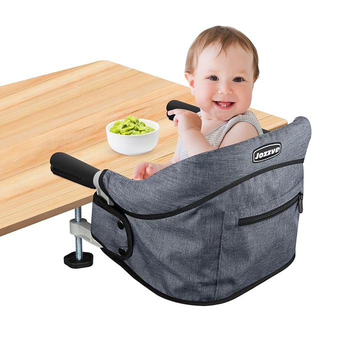 Hook On High Chair, Jozzve Baby High Chair, Portable High Chair by Jozzve