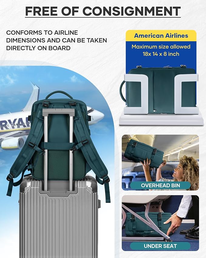 Vacuum Backpack Travel With Pump, Mochila De Viaje Compresion Al Vacio - Image 8