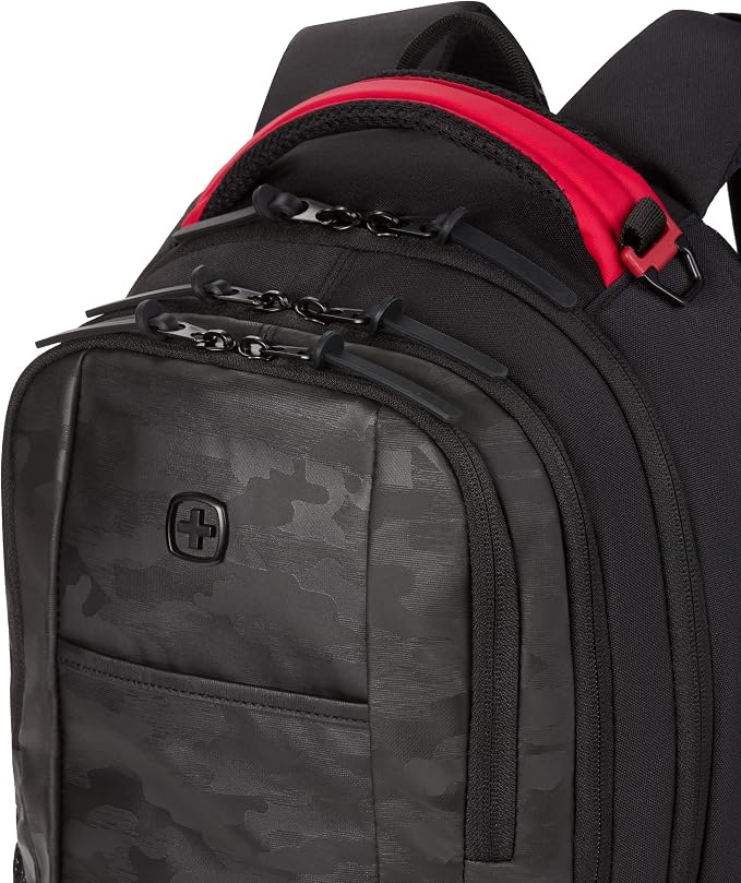 SwissGear Cecil 5505 Laptop Backpack, Camo Noir - Image 7