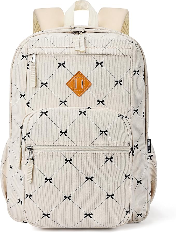 ZORFIN 26L Backpack for College, and Travel: Corduroy Bookbag - Image 6
