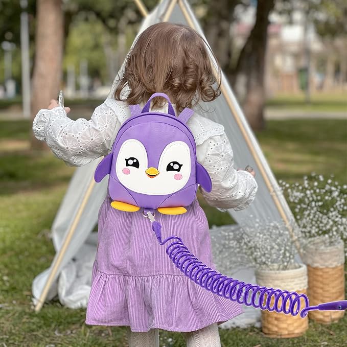 Accmor Toddler Harness Backpack Leash, Cute Penguin Kid Backpacks - Image 6