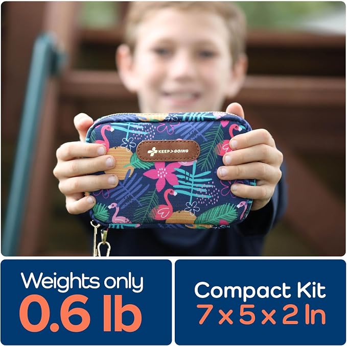 KeepGoing Travel First Aid Kit for Kids – 130 Pc. for Car, Diaper Bag & Backpack - Image 5