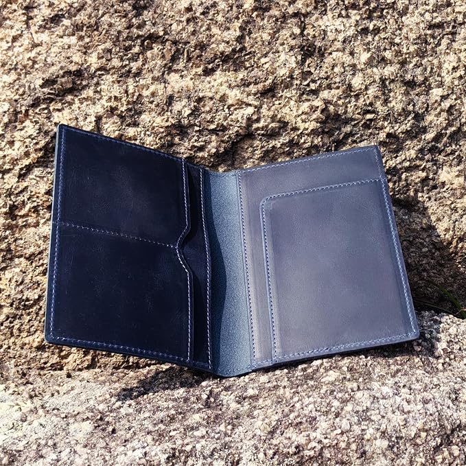 STAR VISTA Albatross Leather Travel Passport Holder, Minimalist Design - Image 5