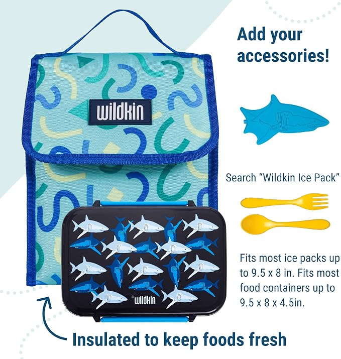 Wildkin Kids Insulated Lunch Bag – Reusable, School & Travel - Image 4