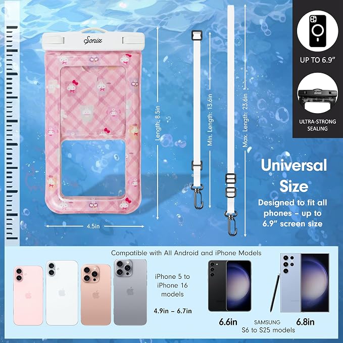 Sonix x Sanrio Waterproof Phone Pouch - Image 5