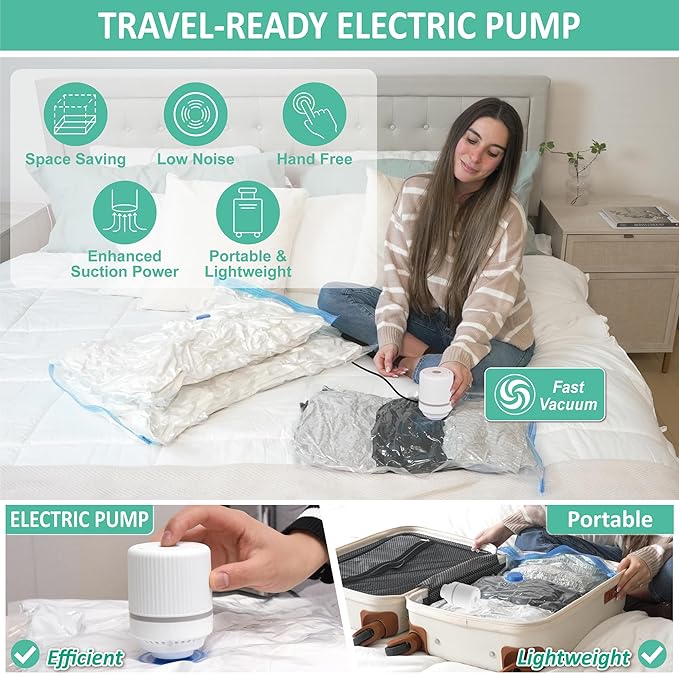 Cozy Essential 20 Pack Vacuum Storage Bags - Image 3
