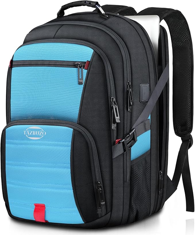 18.4 Inch Extra Large Backpack, Carry on Backpack, 55L Travel Laptop Backpack by TAZBUZO