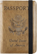 Passport Holder Cover Wallet Travel Essentials RFID Blocking Leather Card Case by PASCACOO
