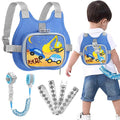 Accmor Toddler Harness Leash + Reflective Anti Lost Wrist Link, Cute Car Kids by Accmor