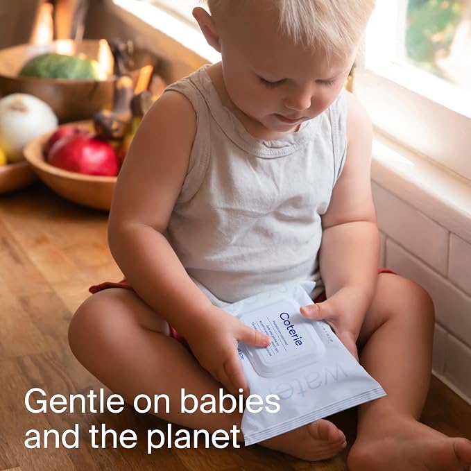 Coterie Baby Travel Size Wipes for Sensitive Skin, Plant-Based and Plastic-Free - Image 6