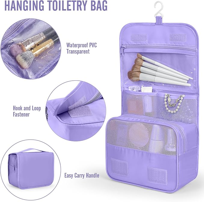 Veken 10 Set Packing Cubes for Travel Essential, Suitcase Organizer Bags in 4 - Image 3