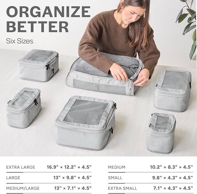Compression Packing Cubes for Travel - Image 3