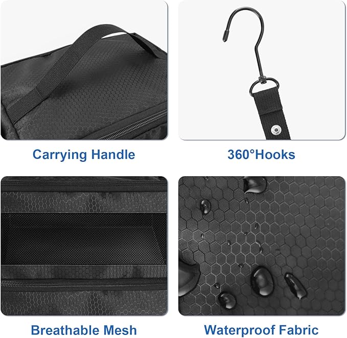 Suitcase Organizer, Travel Luggage Organizer Portable Hanging Travel Shelves - Image 3
