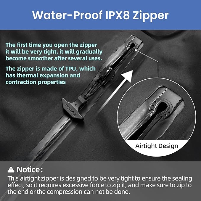 BAGAIL TPU Vacuum Bag for Travel, Reusable Compression Bag - Image 4