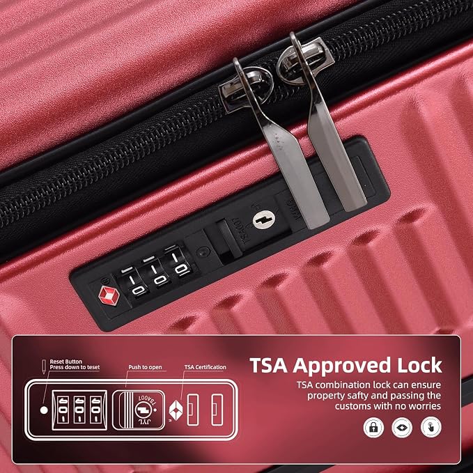 29 Inch Aluminum Checked Luggage - Image 7