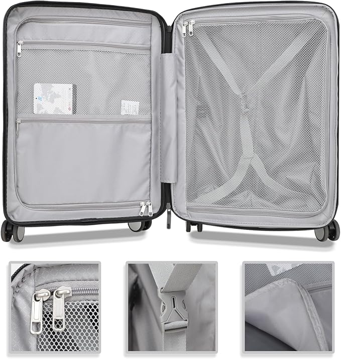 Luggage Sets 2 Piece, 20/28 Inch Lightweight Expandable PC Hardside Durable - Image 8