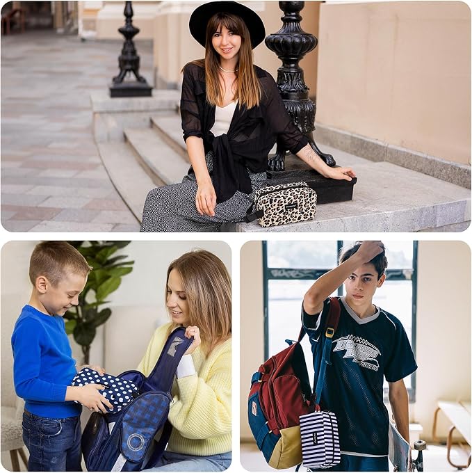 Freezable Lunch Bag, Freezable Snack Bag, Mini Cooler Bag - Image 5