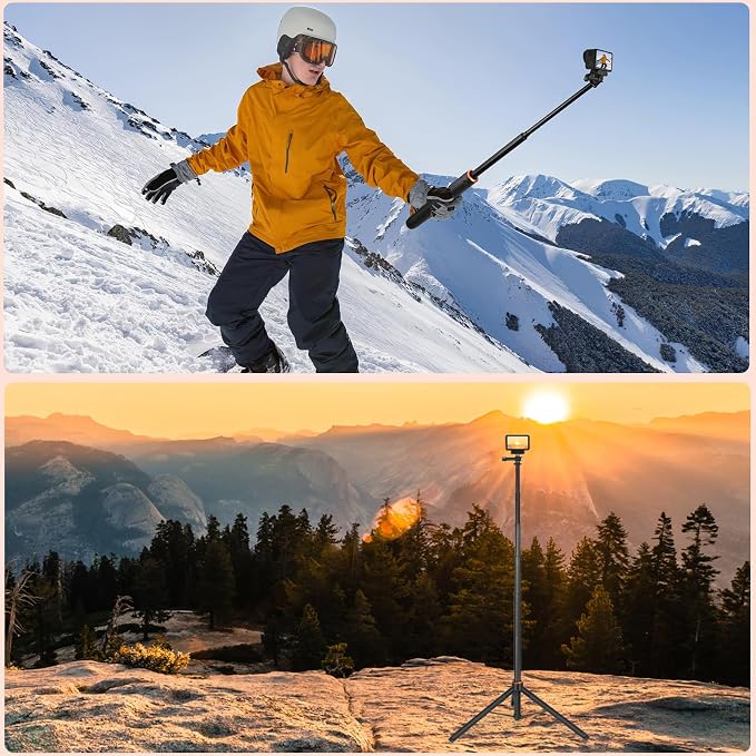 53.5" Portable Travel Selfie Stick Tripod - Image 7